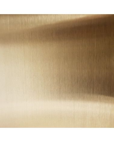 Fond de Hotte / Crédence Inox laiton Brossé 0,8 mm